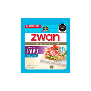 Jamón de pavo virginia Zwan 400g