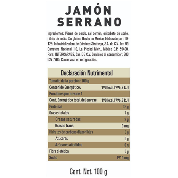 Jamón serrano Parma 100g - 2