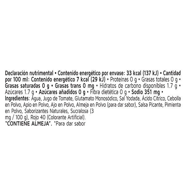 Jugo de tomate con almeja original Clamato 473ml - 2