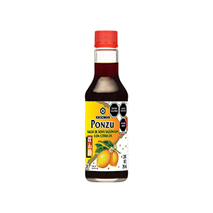 Salsa de soya ponzu con cítricos Kikkoman 296ml