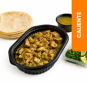 Kit taquero chicharrón en salsa verde caliente Calii 500g
