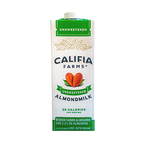 Leche de almendra sin endulzar Califia 946ml