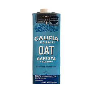 Leche de avena sin endulzar Califia 946ml