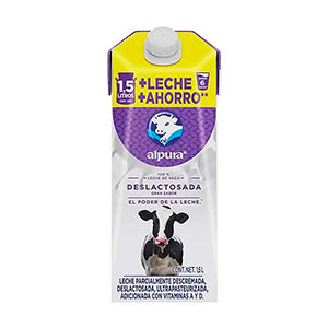 Leche deslactosada Alpura 1.5L