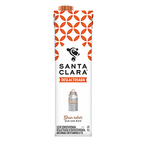 Leche deslactosada Santa Clara 1L