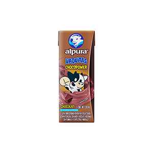 Leche deslactosada chocolate Alpura Vaquitas 200ml