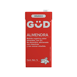 Leche orgánica de almendra Güd 1L