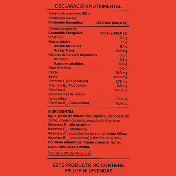 Leche orgánica de almendra sin azúcar Güd 1L - 2