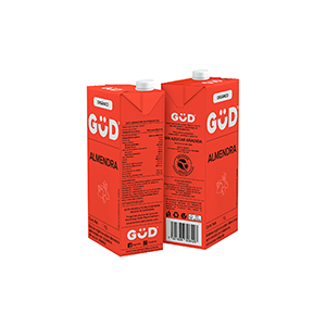 Leche orgánica de almendra sin azúcar Güd 1L
