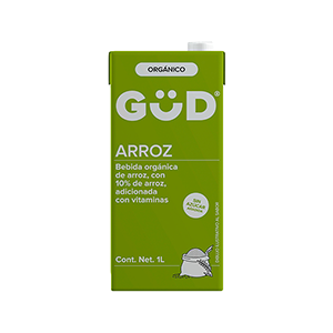 Leche orgánica de arroz sin azúcar Güd 1L