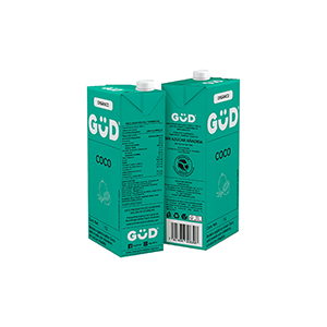 Leche orgánica de coco sin azúcar Güd 1L