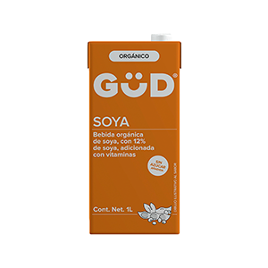 Leche orgánica de soya sin azúcar Güd 1L