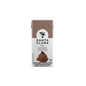 Leche saborizada chocolate Santa Clara 180ml
