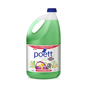 Limpiador líquido desinfectante música en primavera Poett 4L