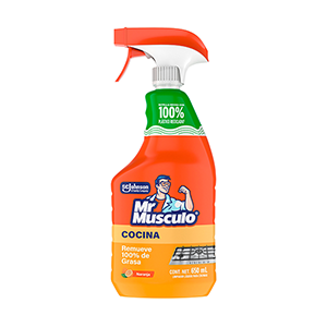Desengrasante para cocina naranja trigger Mr. Músculo 650ml