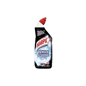 Limpiador líquido para baños white & shine Harpic 750ml