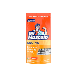 Limpiador líquido para cocina aroma naranja Mr. Músculo 500ml