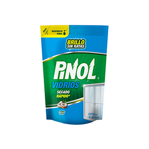 Limpiador poder vidrios y superficies repuesto Pinol 450ml