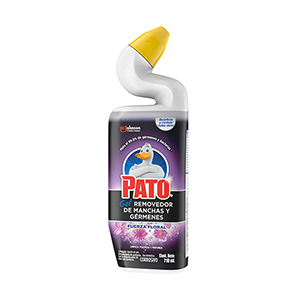 Limpiador para sanitarios removedor de manchas floral gel Pato 710ml