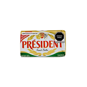 Mantequilla con sal Président 200g
