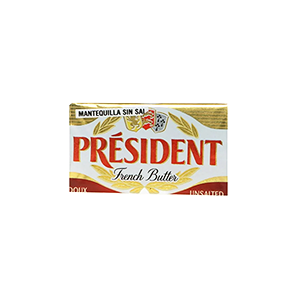 Mantequilla sin sal Président 200g