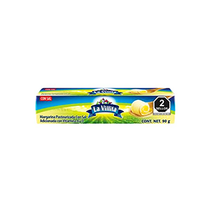 Margarina con sal La Villita 90g