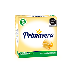Margarina con sal Primavera 360g 4-Pack