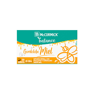 Té antigripal balance gordolobo y miel McCormick 20pz
