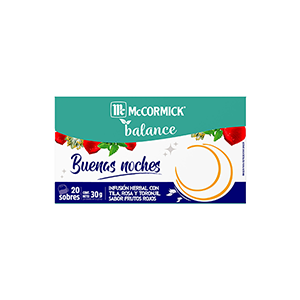 Té buenas noches balance McCormick 20pz