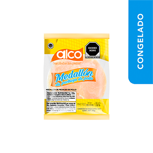 Medallón de pechuga individual congelado ALCO 90g