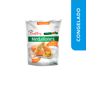 Medallones de elote con rajas Cheffry 360g