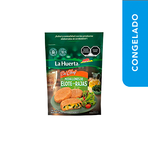 Medallones de elote con rajas Cheffry 360g