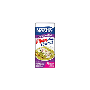 Media crema deslactosada Nestlé 190g
