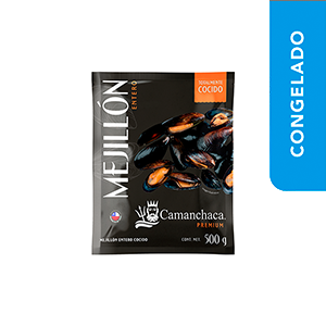 Mejillones enteros bolsa premium Camanchaca 500g