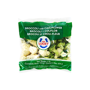 Mezcla floretes brócoli y coliflor Mr. Lucky 454g