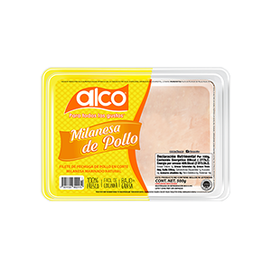Milanesa de pollo natural ALCO 500g
