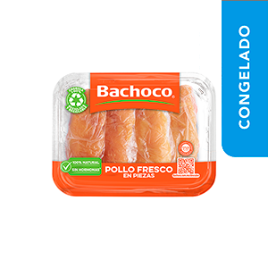 Milanesa de pollo pigmentada congelada Bachoco 550g