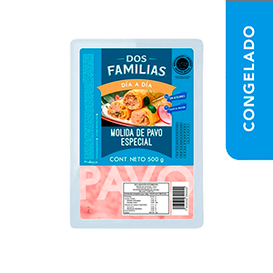 Molida de pechuga de pavo Dos Familias 500g