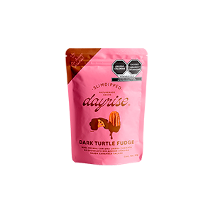 Nuez pecana sabor dark turtle fudge sin azúcar añadida Dayrise 90g