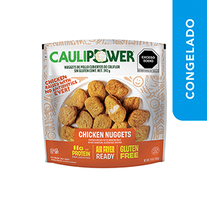 Nuggets de pollo cubiertos de coliflor sin gluten Caulipower 392g
