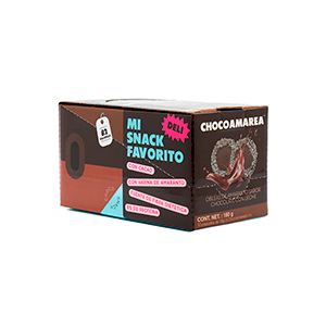 Obleas rellenas sabor chocolate con leche Amarea 180g (10-pack)