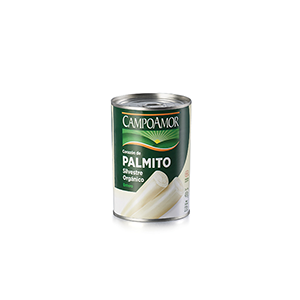 Palmito orgánico entero en lata Campo Amor 400g