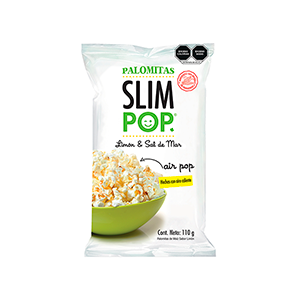 Palomitas con limón y sal de mar Slim Pop 110g