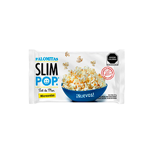 Palomitas con sal de mar microondas Slim Pop 65g