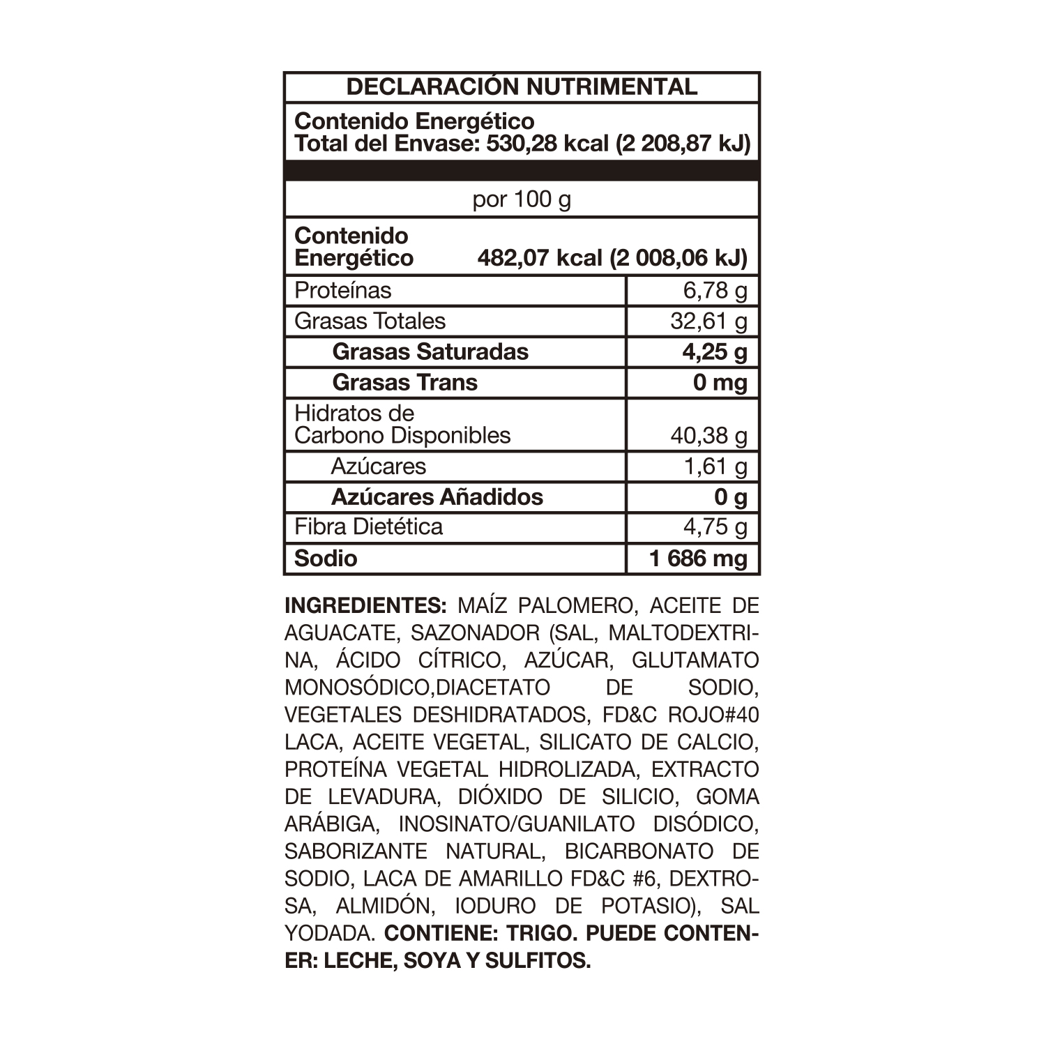 Palomitas fuego con aceite de aguacate Zumitam 110g - 2