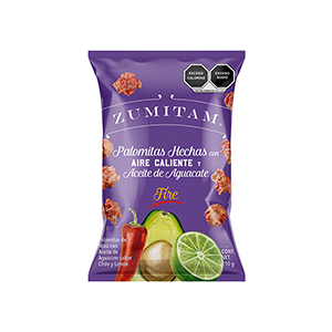 Palomitas fuego con aceite de aguacate Zumitam 110g