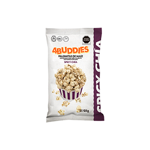 Palomitas spicy chía 4Buddies 125g