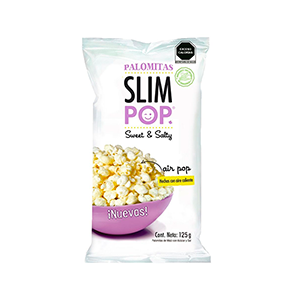 Palomitas sweet and salty Slim Pop 125g
