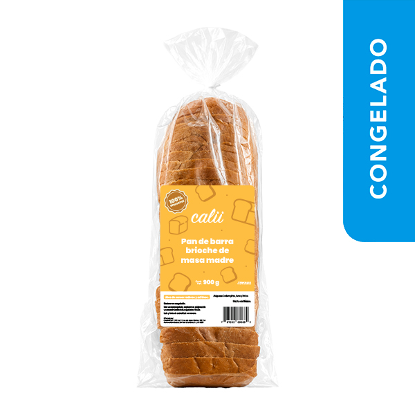 Pan de barra artesanal brioche de masa madre Calii 900g - 2