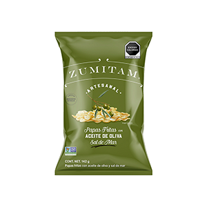 Papas con aceite de oliva Zumitam 142g